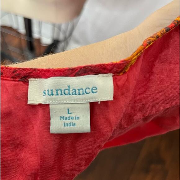 Sundance Flamenco Floral Sleeveless Dress Size Large - Picture 4 of 5